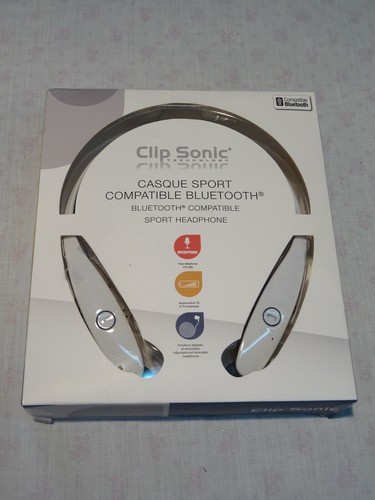 Casque sport compatible blanc - casque,