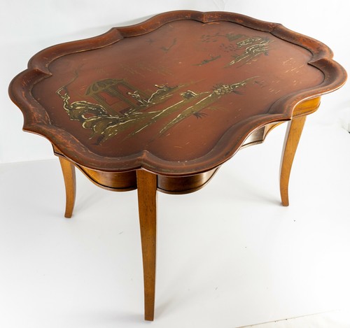 Antique red lacquered - antique,