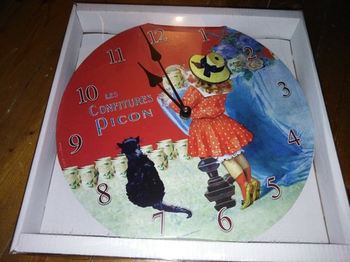 Pendule horloge les - , confitures