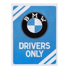 Imán BMW DRIVERS ONLY - 6 x 8 cm