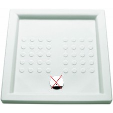 Receveur de Douche 90x90cm ROCA Zoom Polo en Céramique Blanc - WMT1CA16Z000001