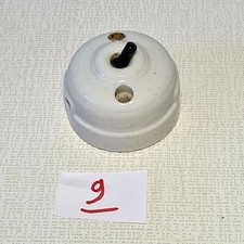 💡  Ancien interrupteur en porcelaine à bascule  (n°9)
