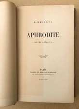 PIERRE LOUYS - APHRODITE -