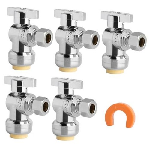 Push connect angle stop - to,