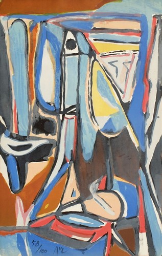 Bram van velde - van, lithographie