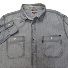 Chemise Levi's bleu jean manches longues taille M #203e