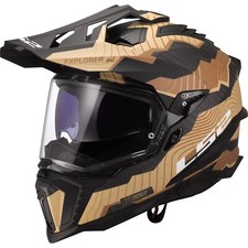 LS2 Explorer C Trick MX701 - Casque De Moto Enduro Avec Visière Tout-Terrain