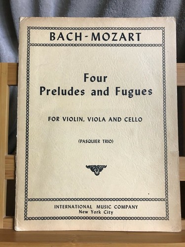 Bach mozart quatre préludes - bach,