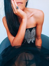 Bague marquise vintage style