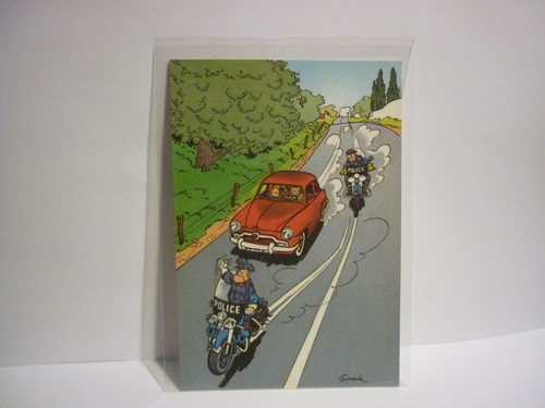 Franquin carte postale - franquin,
