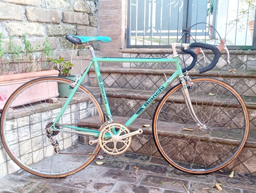 Vélo course vintage blanc - vélo,