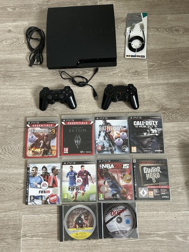 Console ps3 slim 120giga - console, +