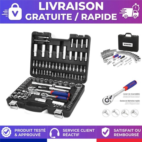 Workpro coffret douilles - coffret,