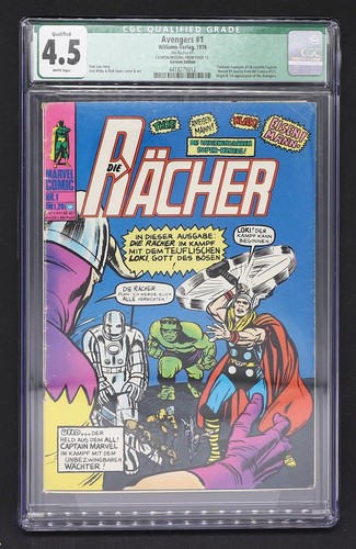 Avengers cgc 5 - 4.5, les
