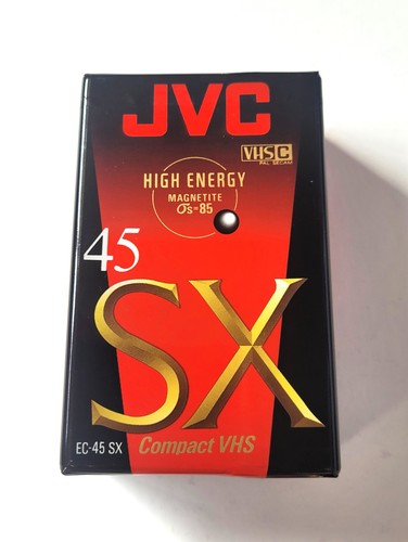 Cassette vhs vierge - vhs-c, jvc