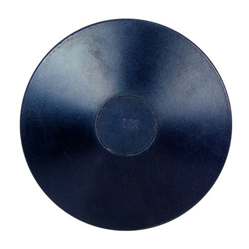 Rubber discus black - rubber, (black