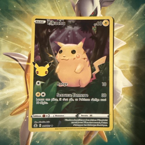 Carte pokémon pikachu - carte, full
