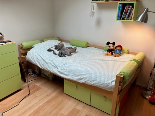 Lit enfant 90x190 vibel - lit,