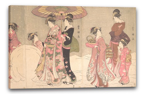 Toile cadres utagawa toyokuni - toile/cadres,
