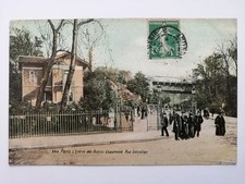 CPA FRANCE 1907 PARIS Entrée des BUTTES-CHAUMONT Rue SECRETAN Livraison Gratuite