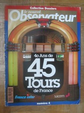 40 ans de 45 Tours français