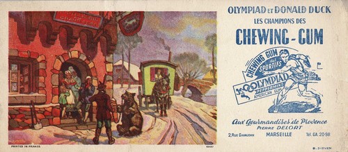 Buvard ancien chewing gum - ancien,