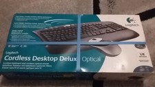 Logitech Cordless Desktop Deluxe Optical (clavier QWERTY+ souris) neuf