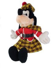 Grande peluche Dingo Goofy Deguise Ecossais 50 cm Disney