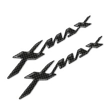 Autocollants Écrit YAMAHA Xmax Résine Gel 3D pour Scooter Carbone Compatible