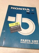 Honda PC50 PC 50 parts liste
