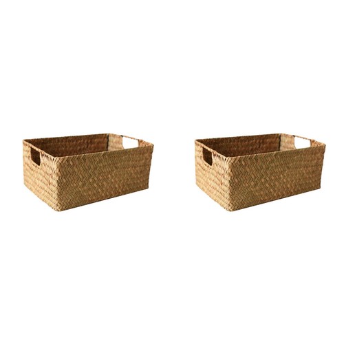 Panier jonc de mer - 2x, en