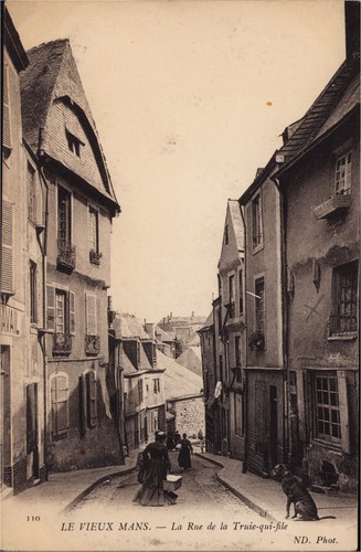 Cpa mans le vieux - le,