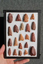 Lot Préhistoire Néolithique 21 Pointe de Flèche Silex Niger Sahara Biface