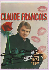 CPSM signée Claude FRANÇOIS (autographe), P70386L, 1390 PHILIPS, Couleur, 1966