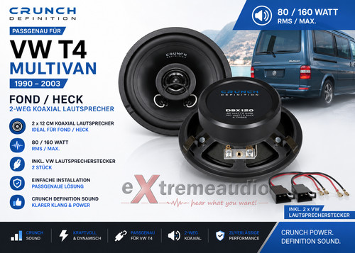 Haut parleur crunch pour t4 - vw,