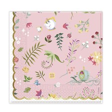 Serviettes En Papier Disney Princesses 33x33 Cm Fêtes D'Anniversaire 20 Pz 2000