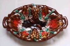 Grand plat/coupe à fruits Barbotine Vallauris ?