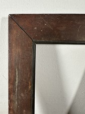 Petit cadre XIXè en acajou