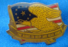 PINS RARE USA AIR FORCE MARINES THE RIGHT TO KEEP AND BEAR ARMS