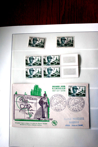 Timbres france 1954 maréchal - timbres, 1954,maréchal