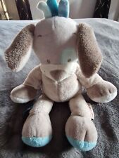  Doudou chien gris bleu