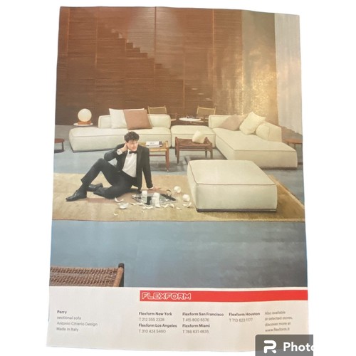 Flexform and minotti print - and,