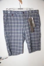 ORIGINAL Bermuda GANESH chec carreaux  bleu Taille 46 neuf