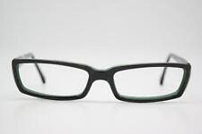 Lunettes Vintage Alain Mikli A0130-06 Vert Argent Oval Cadre De Lunettes