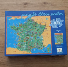 PUZZLE 100 PIECES - FRANCE - puzzles découvertes - DJECO