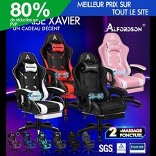 ALFORDSON Chaise Gaming avec