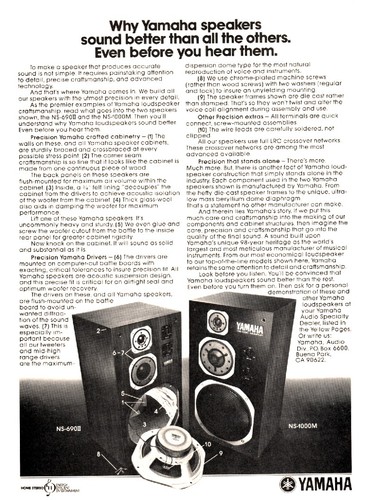 Yamaha 690ii ns 1000m - yamaha, ns-690ii/ns-1000m