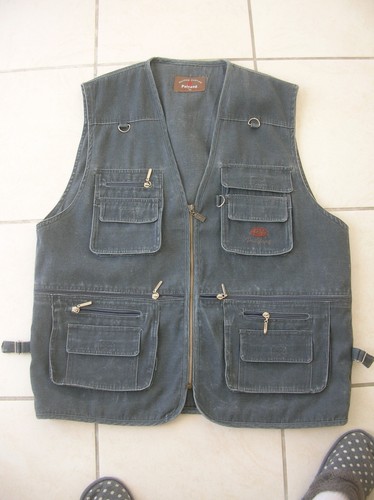 Gilet multipoches pêcheur