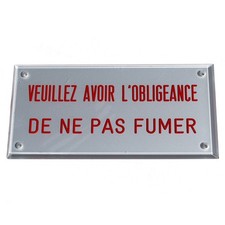 Plaque plexiglas vintage - plaque, en