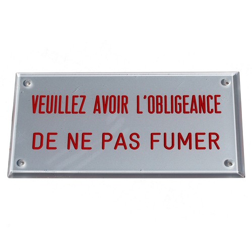 Plaque plexiglas vintage - plaque, en